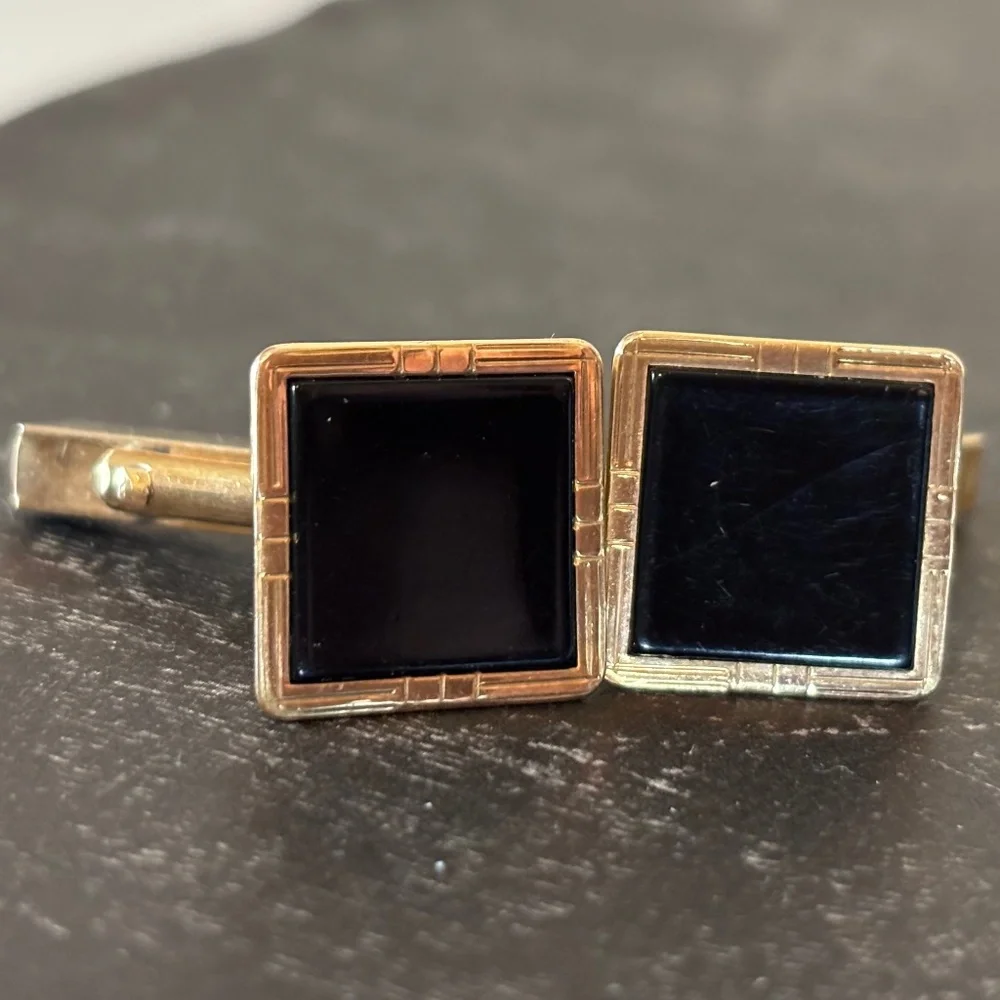 Vintage Lot of Five Sets Swank Sarah Coventry Men's Cuff Links Sliver Gold Tone